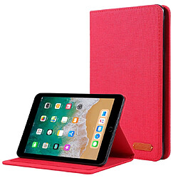 Wewoo Housse Étui Coque Pour iPad Mini 4/3/2/1 en cuir PU avec support et fentes cartes rouge