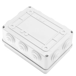 Wewoo Boîtier d'alimentation étanche en plastique blanc de caméras de surveillance de sécurité, taille: 15cm x 11cm x 7cm