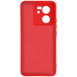 Avizar Coque pour Xiaomi 13T et 13T Pro Semi-rigide Soft-touch Anti-traces Rouge