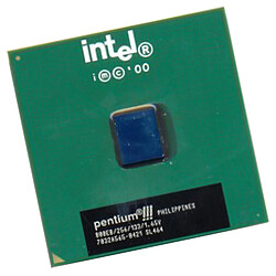 Processeur CPU Intel Pentium 3 800EB 800Mhz FSB 133Mhz 256Ko Socket 370 SL464 - Occasion