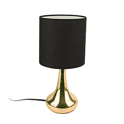 The Home Deco Factory Lampe de chevet design Touch - H. 32 cm - Noir