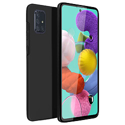 Avizar Coque Samsung Galaxy A71 Protection Arrière Rigide et Avant Souple - noir