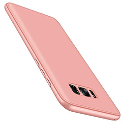 Avis Wewoo Coque or rose pour Samsung Galaxy S8 + / G9550 PC Trois - Shield Shield 360 degrés Couverture complète Housse de protection arrière