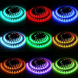 Wewoo Ruban LED Waterproof Epoxyde noir 12W 60 LEDS SMD 5050 USB TV Conseil RGB époxy lumière de la corde avec 10 touches RF télécommande sans fil, longueur: 1 m, DC 5V pas cher