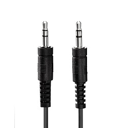 HDSupply LP-AC010-020 Câble de Connexion Audio stéréo 3,5 mm mâle à 3,5 mm mâle 2,00 m, Noir