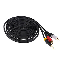 Acheter 3.5mm à 2-mâle câble adaptateur rca 3meter