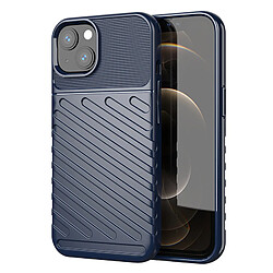 Ozzzo thunder coque flexible tough rugged cover tpu coque pour iphone 13 mini bleu