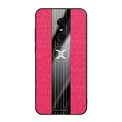 Wewoo Coque Souple Pour Xiaomi Redmi 5 Plus XINLI étui de protection en TPU antichoc Texture Rouge