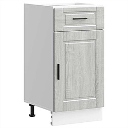 vidaXL Armoire de cuisine Porto sonoma gris bois d'ingénierie