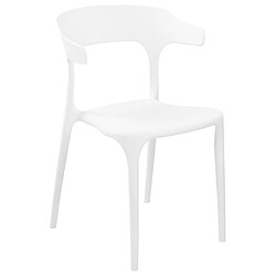 Acheter Beliani Lot de 4 chaises GUBBIO Matière synthétique Blanc