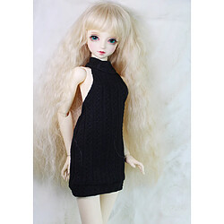 Trendy Sexy Backless Knit Gilet Gilet Pour 1/3 BJD SD 70cm Oncle Dolls Noir