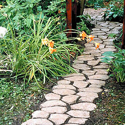 Acheter 3 Pcs Jardin Pelouse Allée Pavage Pavement Moule Chemin Path Maker Moule Réutilisable