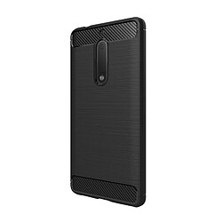 Avis Wewoo Coque noir pour Nokia 5 Texture de fibre de carbone brossé Antichoc TPU Housse de protection