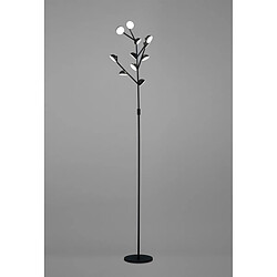 Inspired Lampadaire 10 Lumières 158cm, LED 30W, 3000K, 2050lm, Noir, 3 ans de Garantie