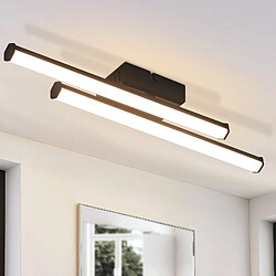 Autres Temps ZMH LED plafonnier salon noir moderne eau lumière intérieur 3000K cuisine couloir