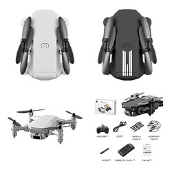 Drone Pliable 4K Grand Angle Mini Drone Wifi Quadricoptère Noir+Drone Pliable 4K Grand Angle Mini Drone Wifi Quadricoptère Blanc