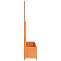 Avis Maison Chic Jardinière,Bac à fleurs - pot de fleur à treillis jardin Marron 70x30x135 cm Bois de sapin -GKD35133