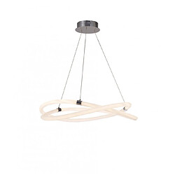 Luminaire Center Suspension LED intégré Infinity Chrome poli 50 Cm