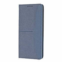 Etui en PU texture tissée légère avec support gris pour votre Honor 50