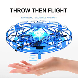 Acheter Universal Mini Drone UFO Flying Helicopter Spinner Fingertip Hand(Blue)