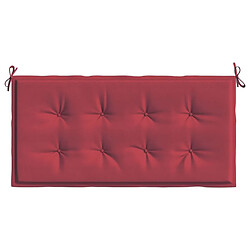 Acheter Maison Chic Coussin Confort | pouf | Coussin de banc de jardin rouge bordeaux 120x50x3 cm -GKD81152