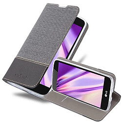 Cadorabo Coque LG K8 2016 Etui en Gris