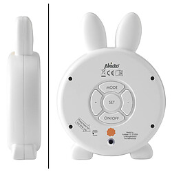 Acheter Alecto Réveil enfants pédagogique et veilleuse, lapin BC100BUNNY Blanc