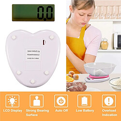 Avis Universal Balance de cuisine numérique portative LCD automatique zéro alimentation automatique pure forme coeur roulé gouache alimentaire lourde