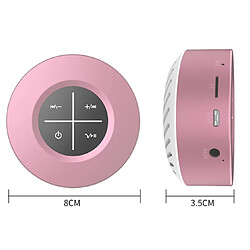 YP Select Portable Sans Fil Bluetooth 4.1 Haut-Parleur Extérieur Mini Haut-Parleur Plug-in Écran Tactile Subwoofer Petit Son Cannon-Rose