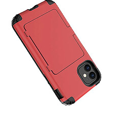 Universal Case de téléphone anti-drop YH-Card-Silicone, Case de téléphone avec miroir cosmétique, adapté à l'iPhone X Series (rouge)