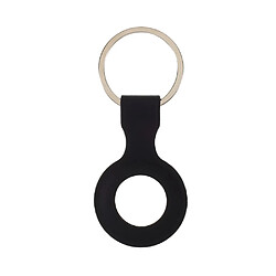 Coque en silicone Forme de pendentif noir pour votre Apple AirTag