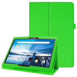 Etui en PU support de litchi vert pour votre Lenovo Tab M10 TB-X605F