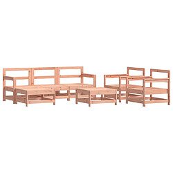 Avis Maison Chic Salon de jardin 7 pcs + coussins - Mobilier/Meubles de jardin - Table et chaises d'extérieur bois massif douglas -MN26307