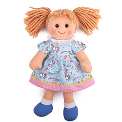 Bigjigs Toys Poupée douce Olivia, 34 cm de haut