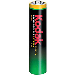 KODAK - Piles rechargeables - Ni-MH - AAA / LR03 - 650 mAh - pack de 2 - Multicolore