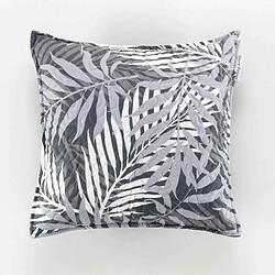 Paris Prix Housse de Coussin à Motifs Hazel 45x45cm Gris