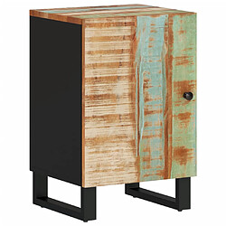 vidaXL Armoire de salle de bain 38x33x58cm bois massif de récupération