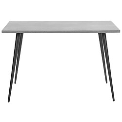 Acheter Beliani Table de salle à manger effet béton gris 120 x 80 cm SANTIAGO