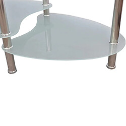 Avis Maison Chic Table basse pour salon | Table à café avec design exclusif Blanc -GKD37018