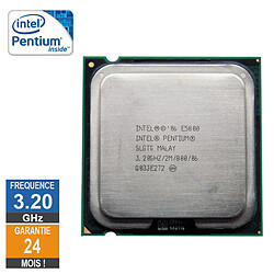 Processeur Intel Pentium E5800 3.20GHz SLGTG LGA775 2Mo - Reconditionné