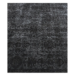 Avis Vidal Tapis de laine 282x124 noir Ultra Vintage