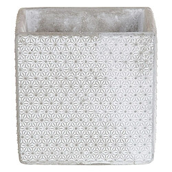 BigBuy Garden Cache-pot Gris Ciment 17 x 17 x 17 cm