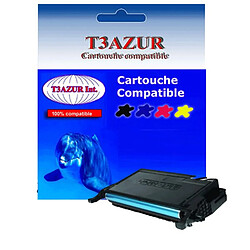 Toner Laser compatible pour Samsung CLP610, CLP660 (CLP-K660B) Noire - 5 500 pages - T3AZUR