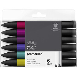 Winsor & Newton Promarker Set 6Pc Tons Riches