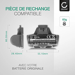 Batterie pour Karcher WV5, WV50, WV 5 Plus, WV55, WV60, WV70, WV70 Plus (Karcher 2.633-123.0) 2000mAh de CELLONIC pas cher