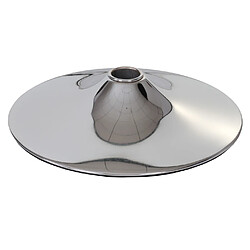 Mendler 4x plateau de sol pour tabouret de bar / chaise pivotante / chaise de salle à manger, chrome ~ Ø 38,5cm