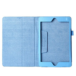 Acheter Wewoo Housse Étui Coque de protection en cuir PU à rabat horizontal avec support pour iPad Mini 2019 bleu clair