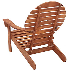 Acheter Maison Chic Chaise/Fateuill Adirondack Bois d'acacia massif -GKD60581