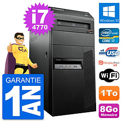 PC Tour Lenovo ThinkCentre M93p Intel i7-4770 RAM 8Go Disque 1To Windows 10 Wifi - Occasion