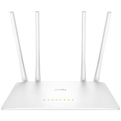 Cudy WR1200 Routeur WiFi Intelligent AC1200 Dual Band - 1x Port Wan 100/10 Mbps et 4x Ports Lan 100/10 Mbps - 4 Antennes Externes